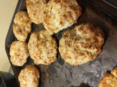 Cheddar Mustard Scone